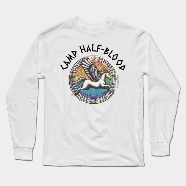 greek mytholog - camp half blood - percy jackson Long Sleeve T-Shirt by whatyouareisbeautiful